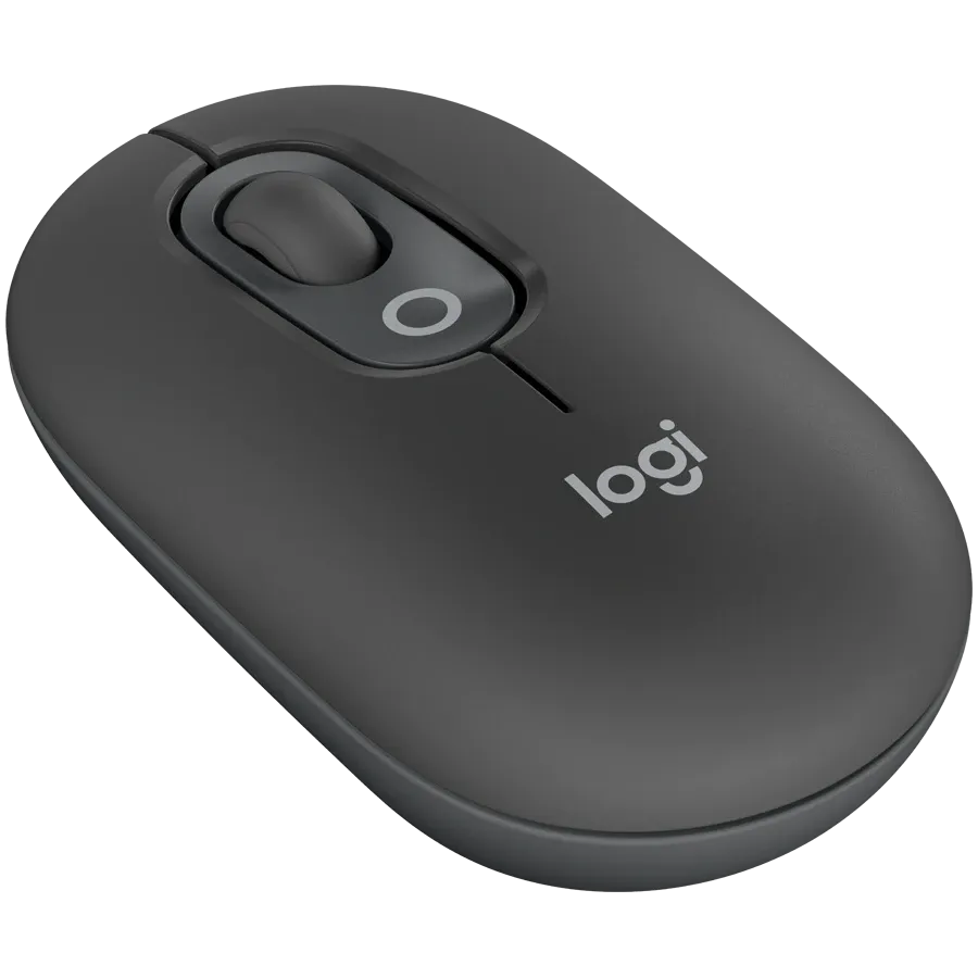 Мишка Logitech POP with emoji, GRAPHITE, BT