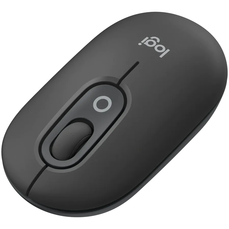 Мишка Logitech POP with emoji, GRAPHITE, BT