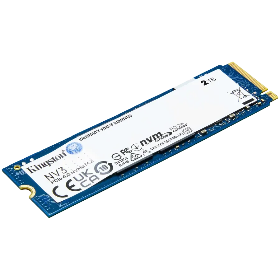 SSD диск Kingston 2TB NV3 SSD M.2 2280 PCIe 4.0 NVMe