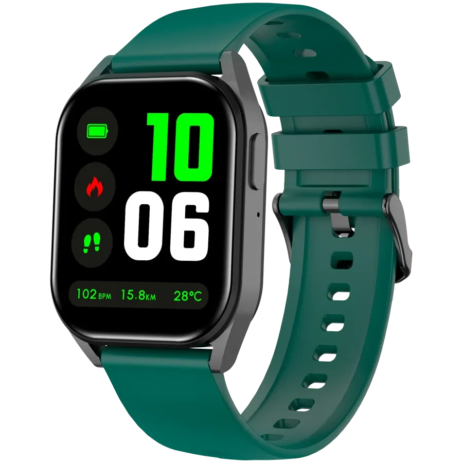 Смарт часовник Canyon Chatter SW-58 BT-CALL Black, зелен