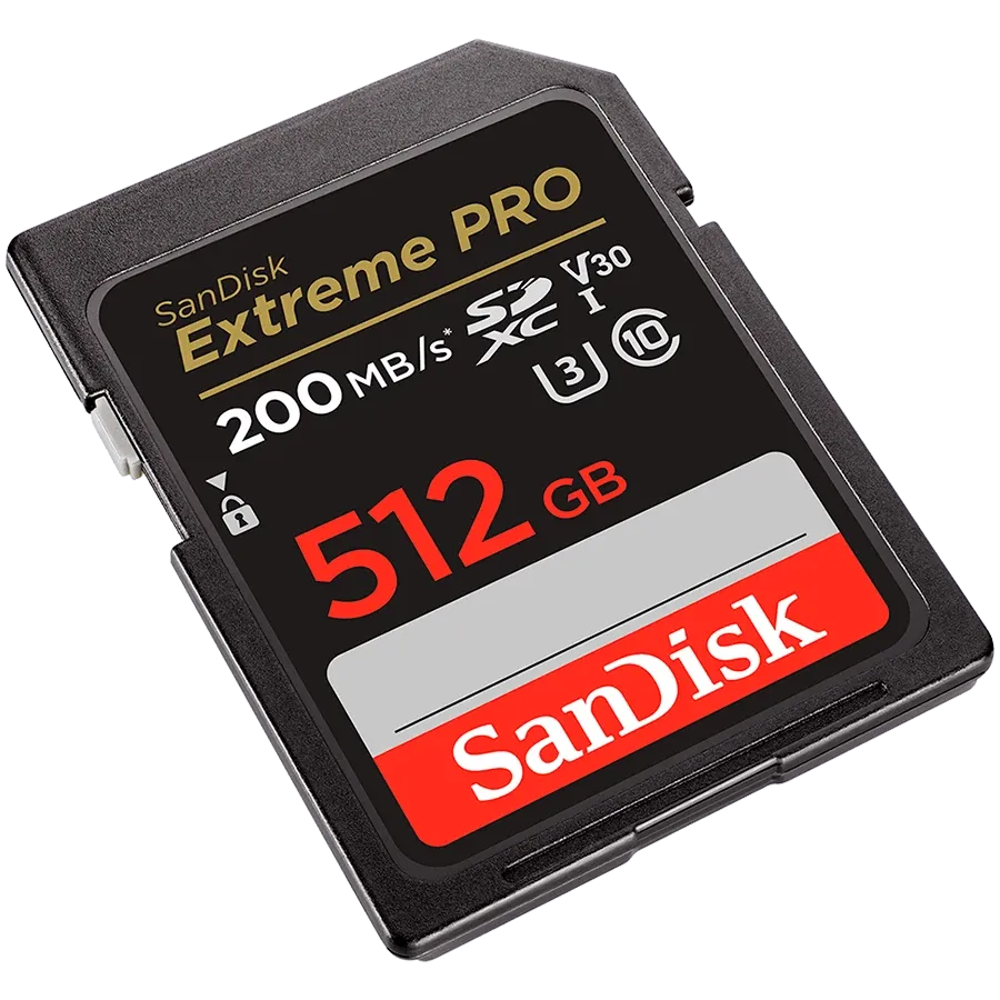 Карта памет SanDisk Extreme PRO 512GB SDXC Memory Card + 2 years RescuePRO