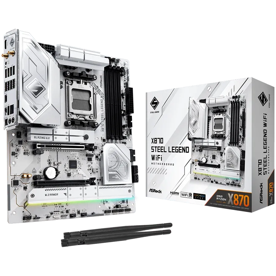 Дънна платка ASRock AMD X870 (X870 STEEL LEGEND WIFI)