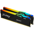 RAM памет Kingston 32GB 6000MT/s DDR5 CL36 DIMM (Kit of 2) FURY Beast RGB EXPO