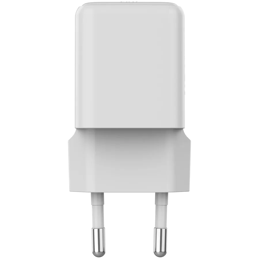 Зарядно устройство Canyon charger CU20AC GaN 20W 1xPD 1xQC EU, бяло