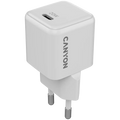 Зарядно устройство Canyon charger CU20C GaN 20W 1xPD EU, бяло