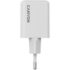 Зарядно устройство Canyon charger CU35CC GaN 35W 2xPD EU, бяло