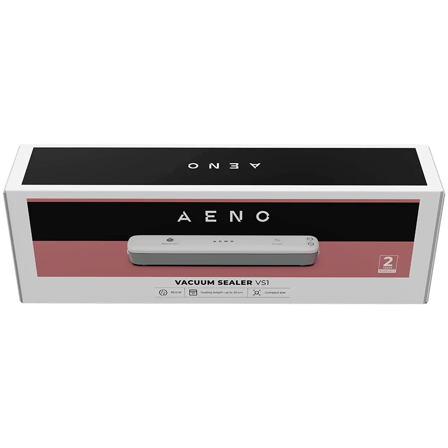 Уред за вакуумиране AENO VS1 Vacuum Sealer, 85W, 65kPa, 2 Modes, White, сив