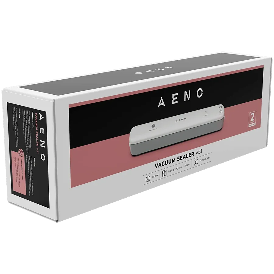 Уред за вакуумиране AENO VS1 Vacuum Sealer, 85W, 65kPa, 2 Modes, White, сив