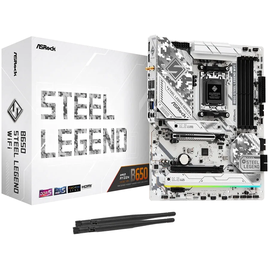 Дънна платка ASRock AMD B650 (B650 STEEL LEGEND WIFI)