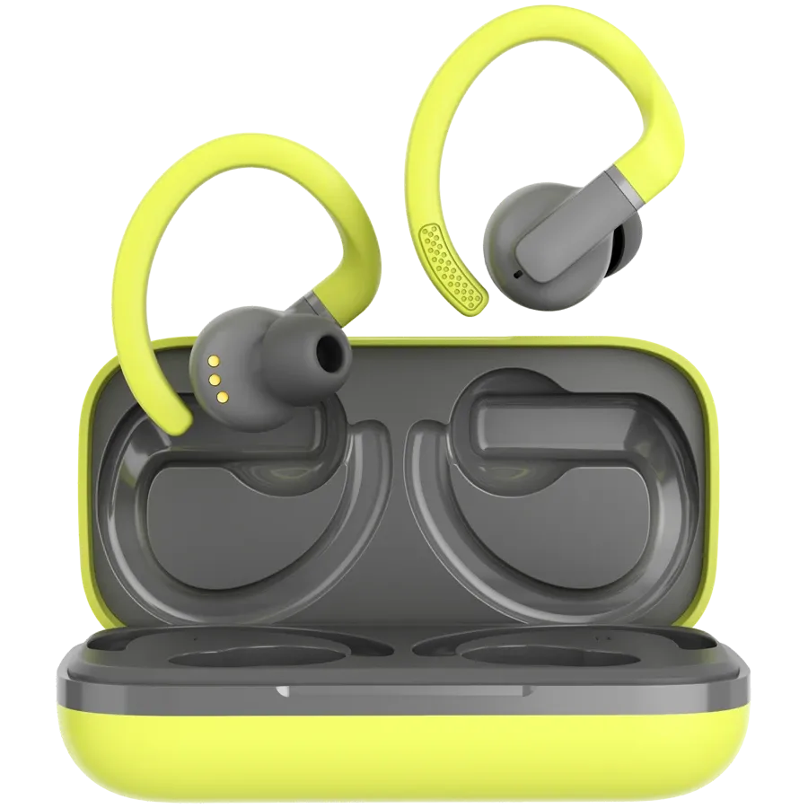 Безжични слушалки Canyon OnRun 11 Sport Wireless charge, зелени