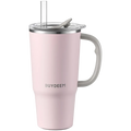 Чаша Buydeem Thermo Mug With Straw 700 ml, model DS57, color, розова