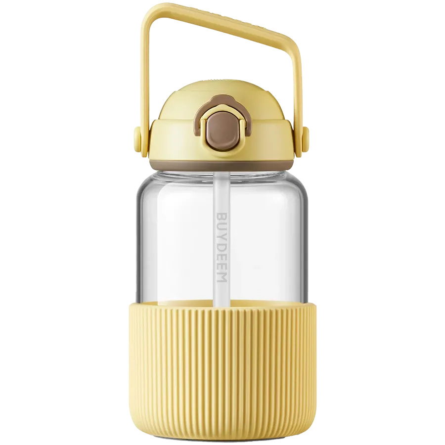 Чаша Buydeem Pop-Up Straw Glass Bottle 1L (DG710-MY)