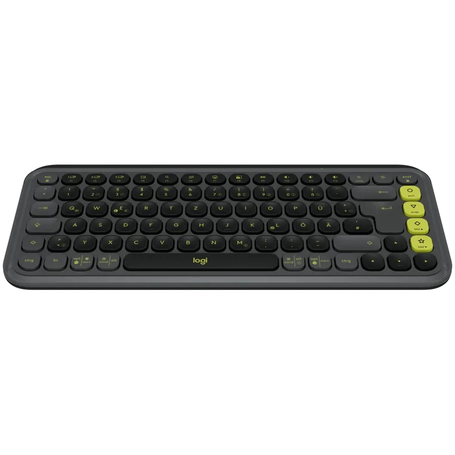 Клавиатура Logitech POP ICON KEYS, GRAPHITE, US INT'L, BT, INTNL-973