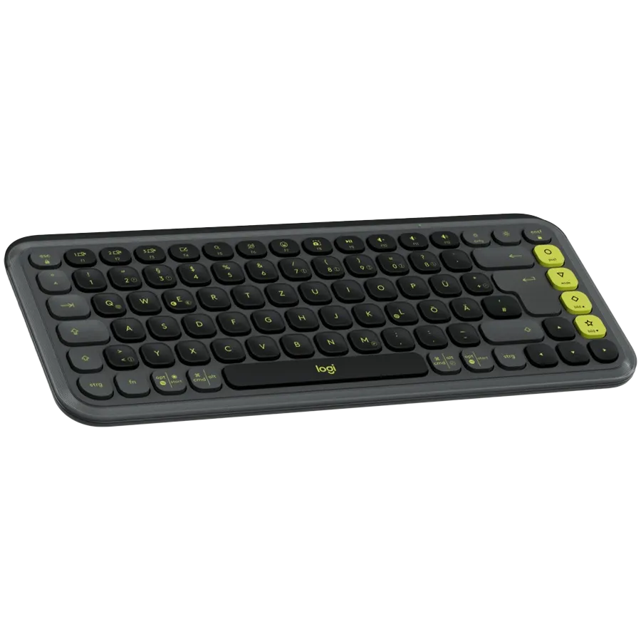 Клавиатура Logitech POP ICON KEYS, GRAPHITE, US INT'L, BT, INTNL-973