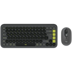Клавиатура Logitech POP ICON COMBO, GRAPHITE, US INT'L, BT, INTNL-973