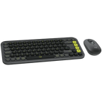 Клавиатура Logitech POP ICON COMBO, GRAPHITE, US INT'L, BT, INTNL-973