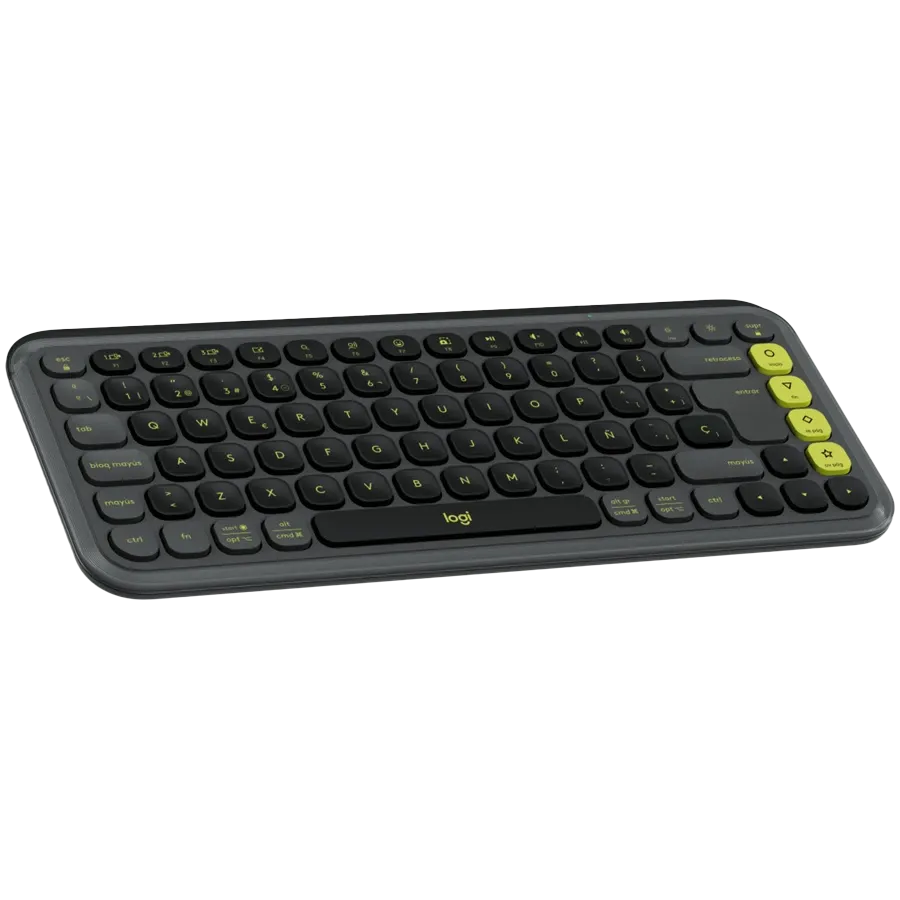 Клавиатура Logitech POP ICON COMBO, GRAPHITE, US INT'L, BT, INTNL-973