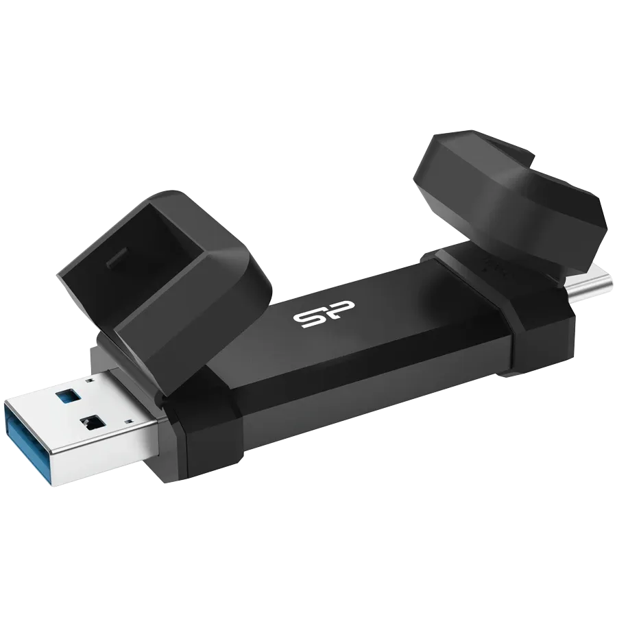 Външен SSD диск Silicon Power 1TB DS72 Dual USB-C/USB 3.2 Gen 2