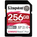 Карта памет Kingston 256GB SDXC Canvas React Plus SDXC UHS-II 280R/150W U3 V60