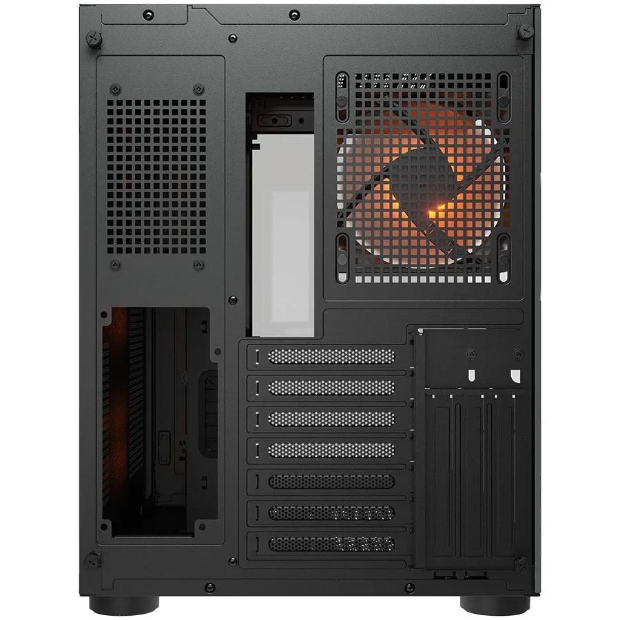 Компютърна кутия Cougar FV150 RGB PC Case, Mid tower, черна