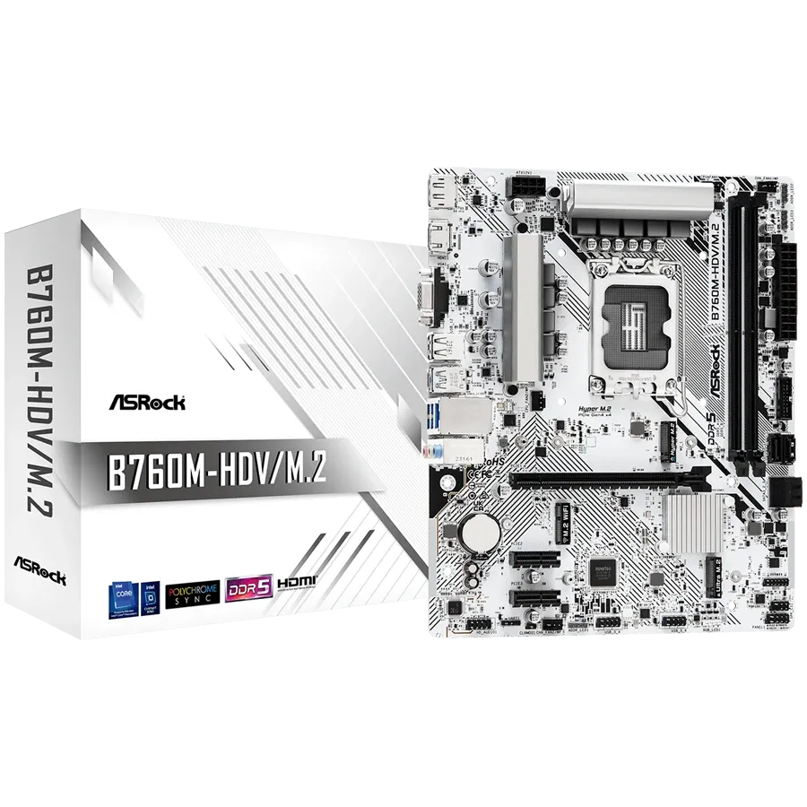 Дънна платка ASRock iB760 (B760M-HDV/M.2)