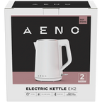 Електрическа кана AENO EK2, 1.5L, Strix, Double Walls, бяла