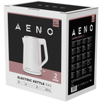 Електрическа кана AENO EK2, 1.5L, Strix, Double Walls, бяла