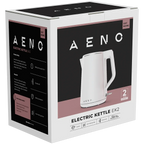 Електрическа кана AENO EK2, 1.5L, Strix, Double Walls, бяла