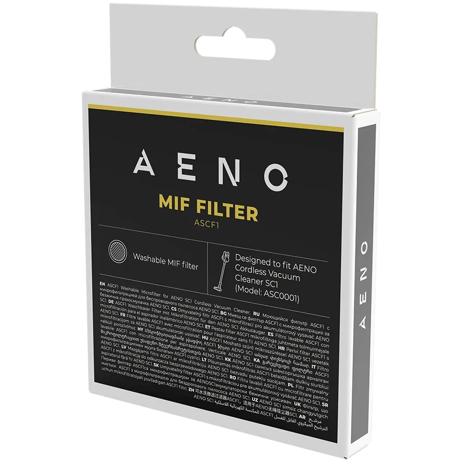 Аксесоар за прахосмукачка AENO Washable MIF filter за stick SC1