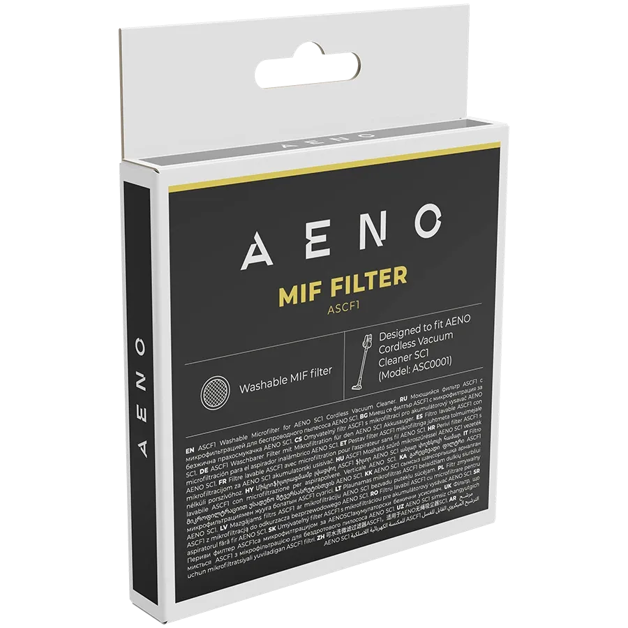 Аксесоар за прахосмукачка AENO Washable MIF filter за stick SC1