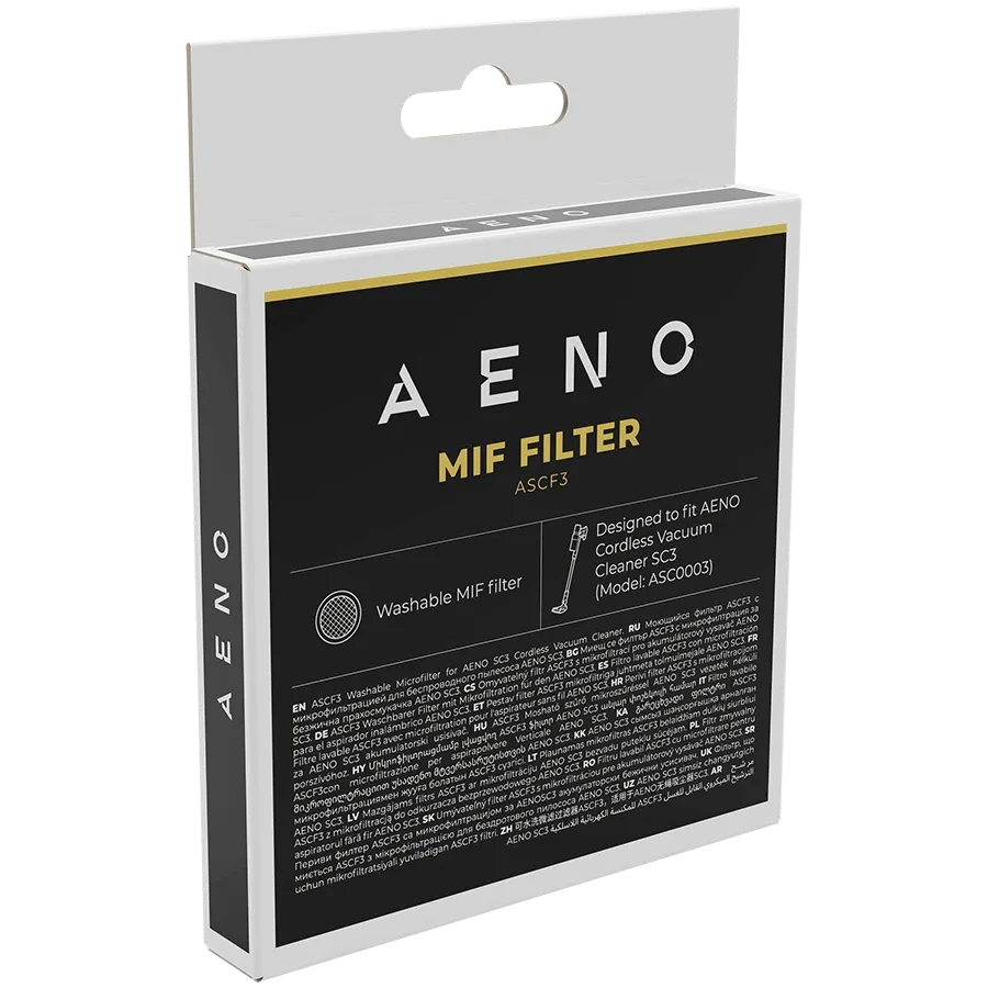 Аксесоар за прахосмукачка AENO Washable MIF filter за stick SC3