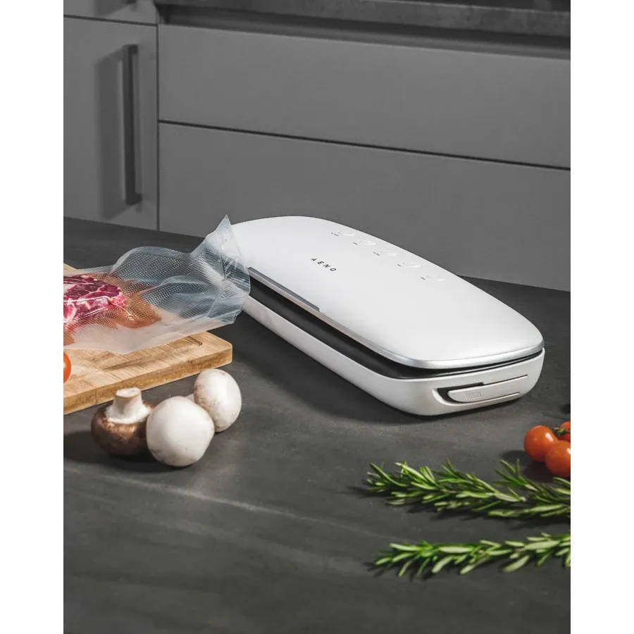 Уред за вакуумиране AENO VS2 Vacuum Sealer, 120W, 75kPa, 3 Modes, бял