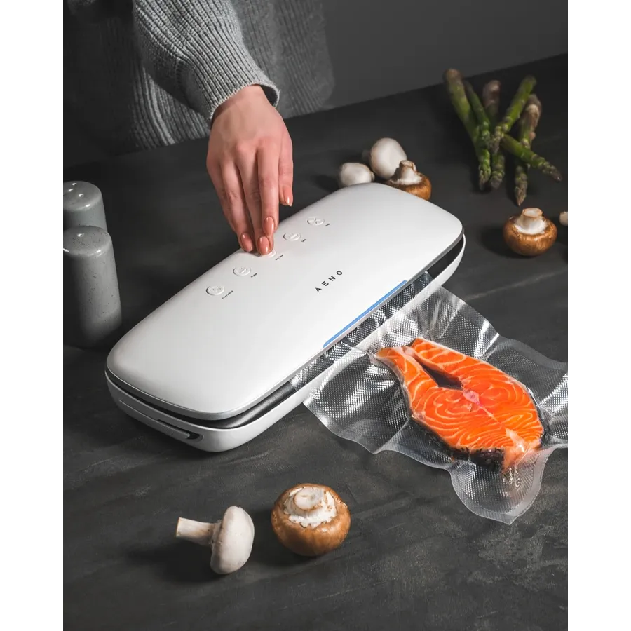 Уред за вакуумиране AENO VS2 Vacuum Sealer, 120W, 75kPa, 3 Modes, бял
