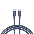 Кабел Canyon cable CC60SC10 C-C 60W 1m Silicon Dark, син