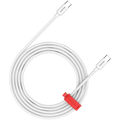 Кабел Canyon cable CC100AB C-C 100W Braided 1.2m, бял
