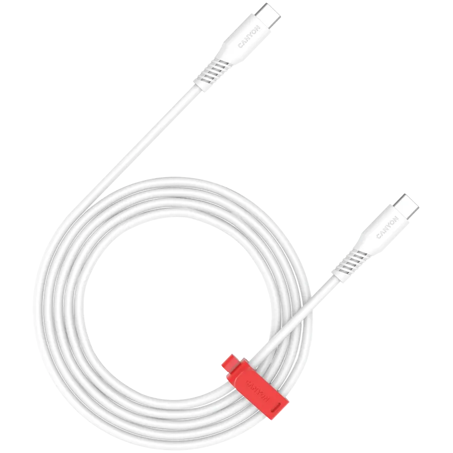 Кабел Canyon cable CC100SC C-C 100W 2m, бял