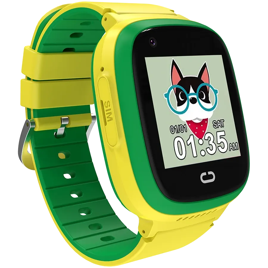 Детски смарт часовник Canyon kids watch Sunny KW-48 Video 4G GPS Games&Music (CNE-KW48YG)