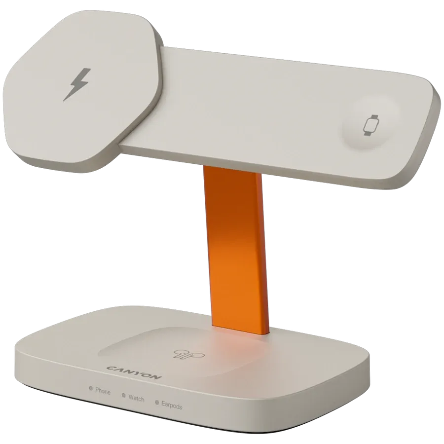 Безжично зарядно Canyon Wireless Charging Station Hexagon 310 3in1