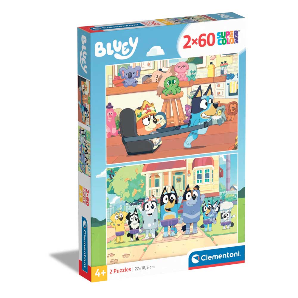 CLEMENTONI 2X60ч. Пъзел BLUEY