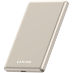 Външна батерия Canyon OnPower 505 slim Magnetic 5000 mAh PD20W, бежова