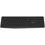 Клавиатура Canyon KB-W01 EN/BG Wireless, черна