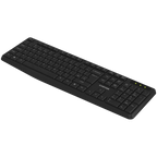 Клавиатура Canyon KB-W01 EN/BG Wireless, черна