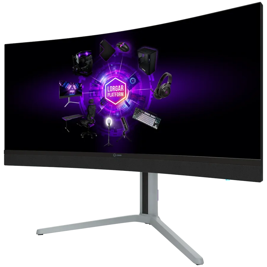 Монитор Lorgar 34MP1, Uwqhd MiniLED Gaming Pro