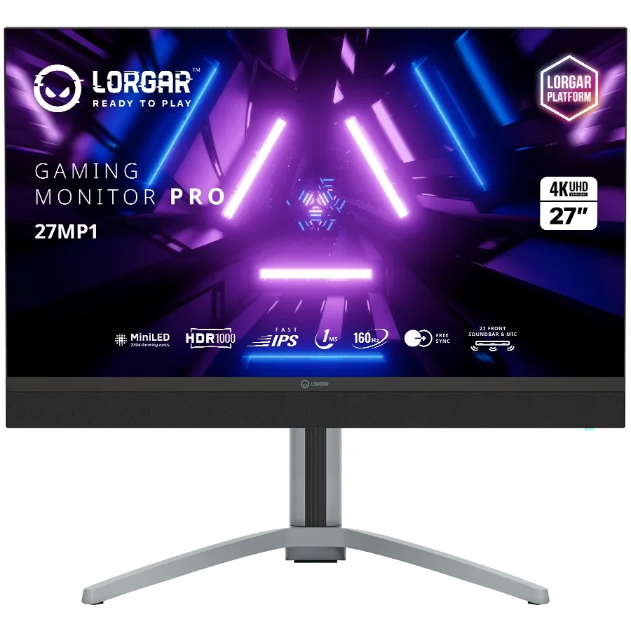 Монитор Lorgar 27MP1, UHD MiniLED Gaming Pro