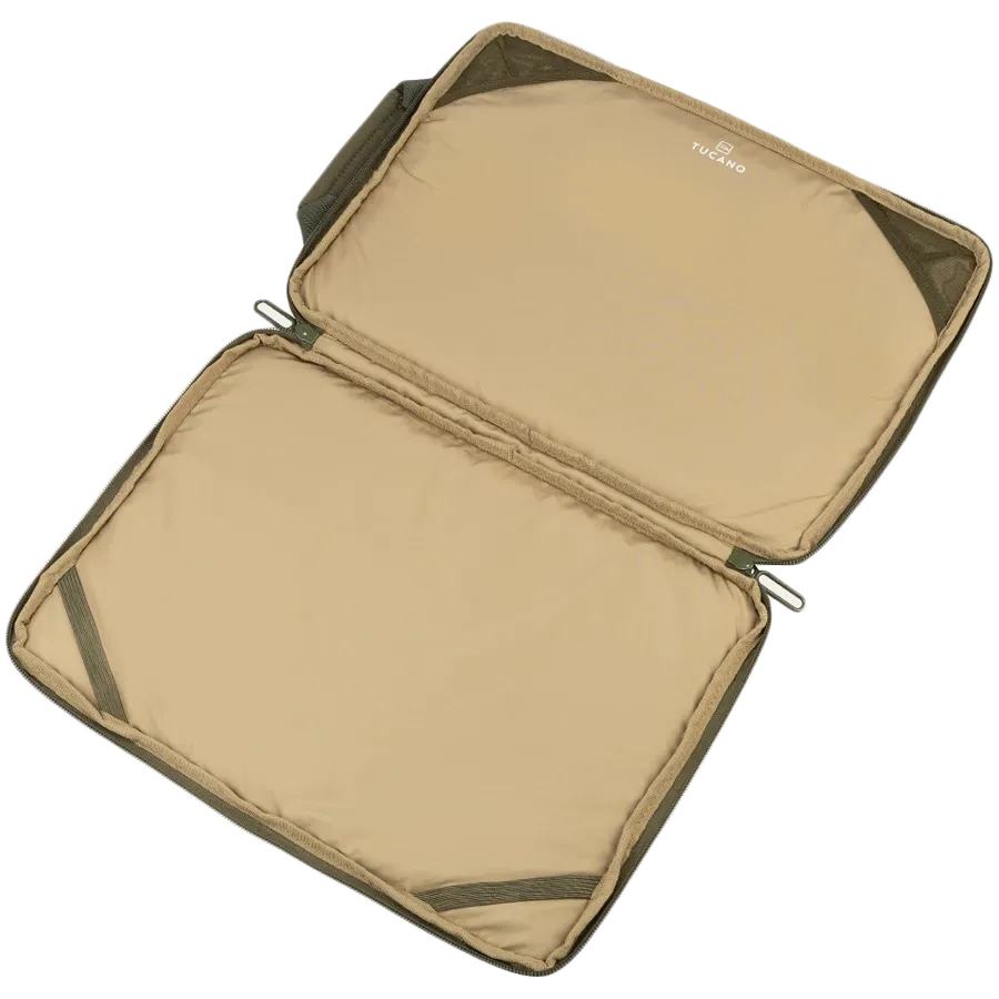 Калъф за лаптоп Tucano Sandy за Laptop 14/ Laptop 13 Military, зелен