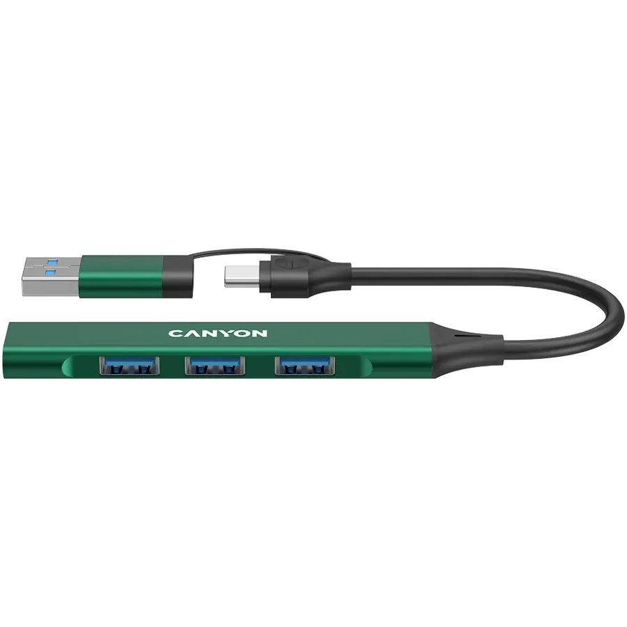 USB хъб Canyon hub DS-02 4in1 USB-A/C