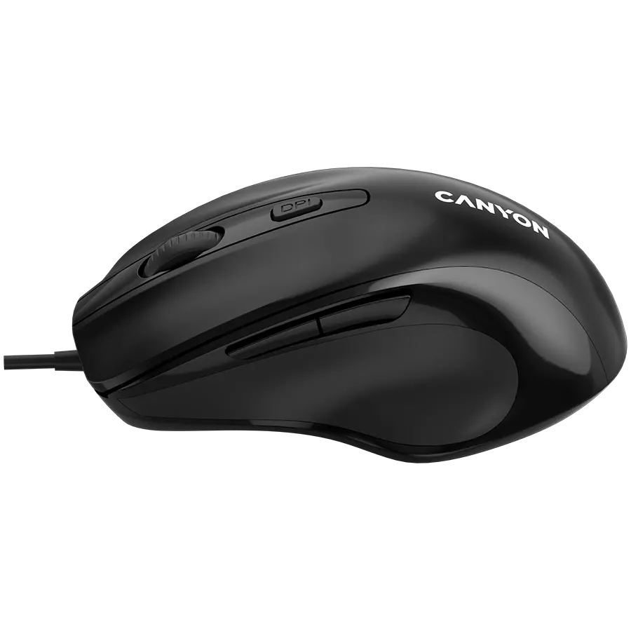Мишка Canyon M-6 Wired, черна