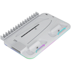 Охладител Canyon cooling stand CS-51 RGB PS5 Slim/DE Charge, бял