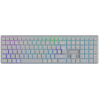 Клавиатура Canyon HKB-W11 UK/US RGB Dual Mode Wireless, сива