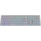 Клавиатура Canyon HKB-W11 UK/US RGB Dual Mode Wireless, сива